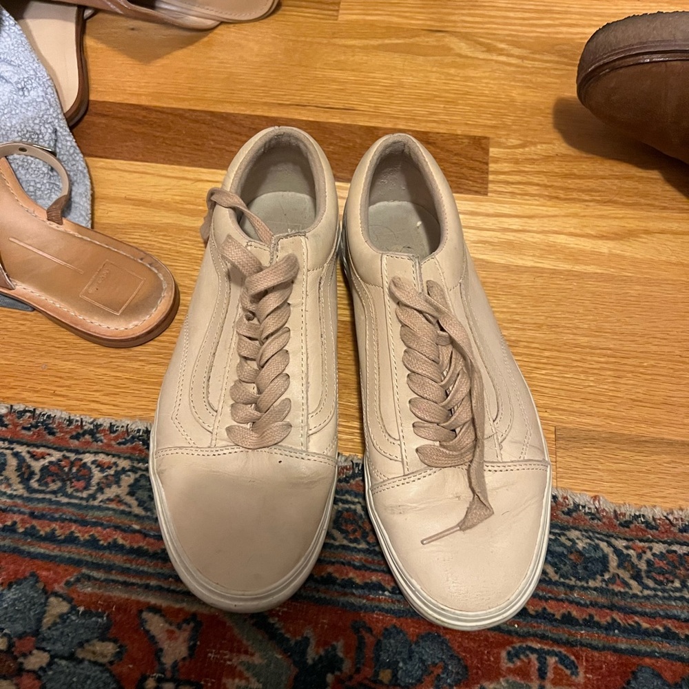 Vans Cream Women's Sneakers